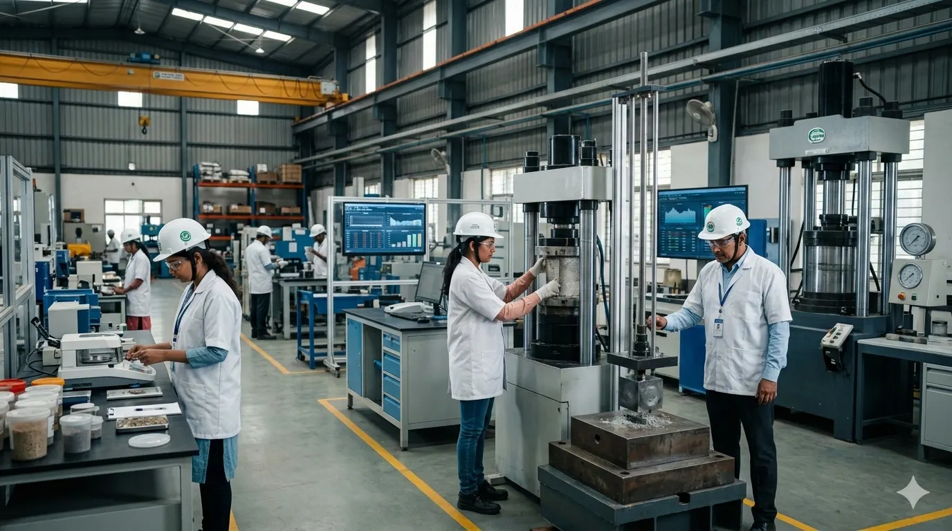 Quality testing laboratory equipment