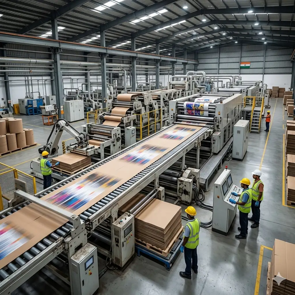 Automated corrugation production machinery