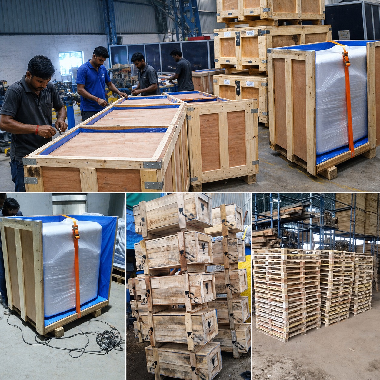 Industrial warehouse storage systems